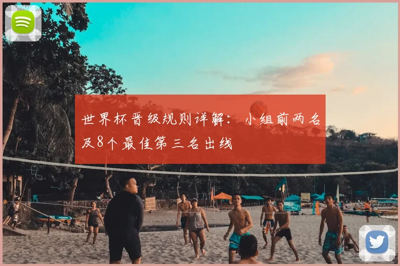 世界杯晋级规则详解:小组前两名及8个最佳第三名出线